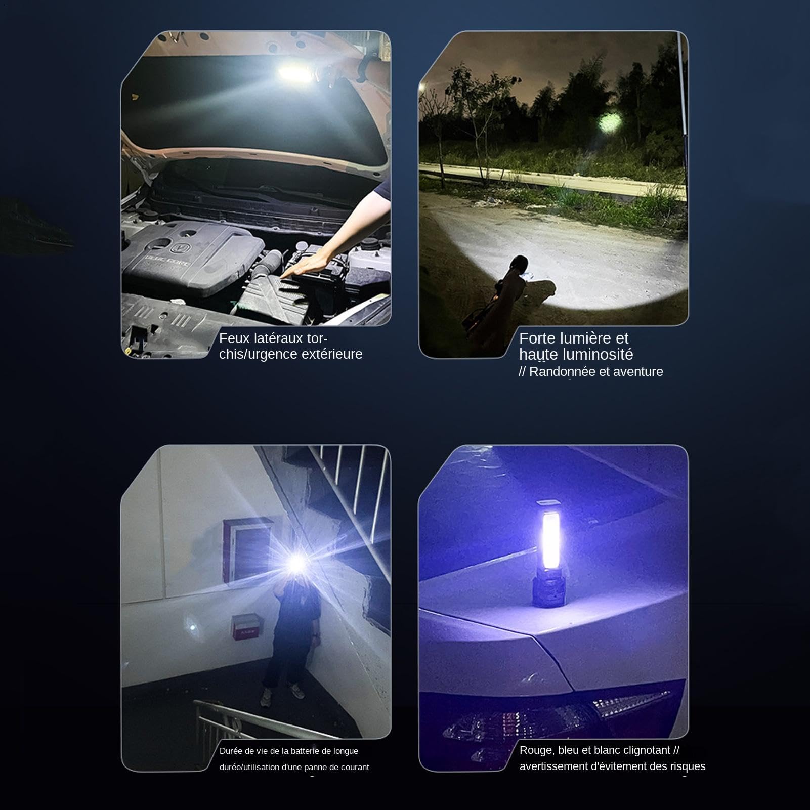 Torce elettriche per il campeggio, torcia elettrica a energia solare | Torcia portatile ricaricabile a carica solare,Torcia a lunga portata per la casa, multifunzione per la casa