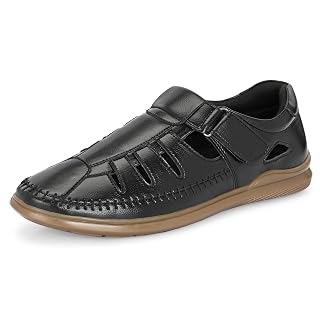 Centrino Men’s Fisherman Sandals | Stylish Closed-Toe Design | Soft Cushioned Footbed | Genuine-Look Upper | Comfortable for Daily & Outdoor Wear 9490-1