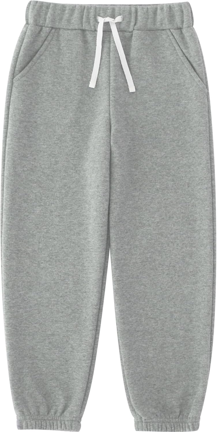 Boys Fleece Sweatpants, 3-Pack Jogger Pants for 4-8 Years - Image 4