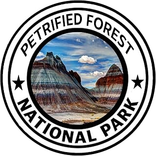 Rogue River Tactical Petrified Forest National Park Sticker 5" Round Car Auto Decal Arizona