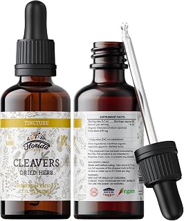 Organic Cleavers Tincture Drops | Galium Aparine Extract for Joint Pain Relief & Lymphatic Support | Alcohol-Free