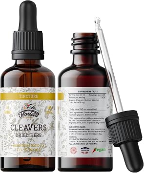 Cleavers Tincture, Organic Cleavers Extract, Cleavers Drops Galium aparine Dried Herb