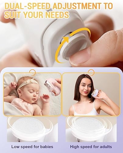 Miniatura 5 de Cortaúñas multifuncional con almacenamiento de restos de uñas, cortaúñas eléctrico 2026, lima de uñas eléctrica de seguridad para uñas gruesas,