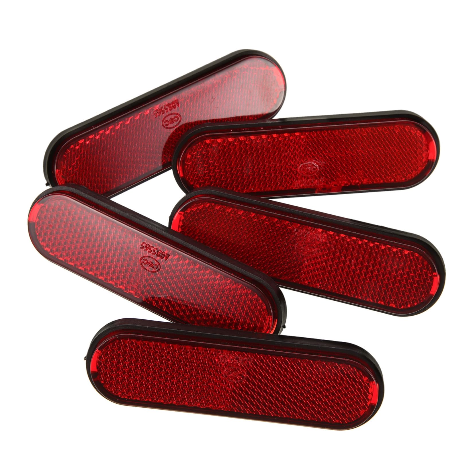 BESTonZON 15pcs High Reflective Reflectors for Safety Signs for Low Light Visibility Compact Reflectors for Enhanced