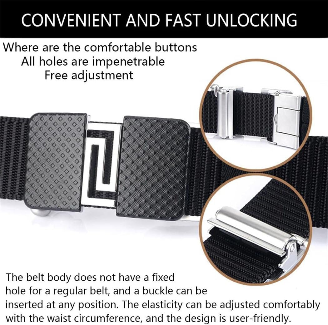 Men's Tactical Outdoor Hunting Multi Function Alloy Automatic Buckle Belt Soft Real Nylon