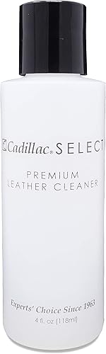 Cadillac Limpiador de cuero Select Premium de 4 onzas, ideal para zapatos, bolsos, chaquetas, guantes, muebles y más