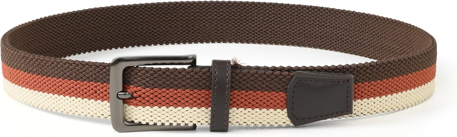 Mile High Life Golf Belt for Men 3Color Woven Belt with High Elasticity Strap Stretchable belt for Casual, Office, Travel - Image 6