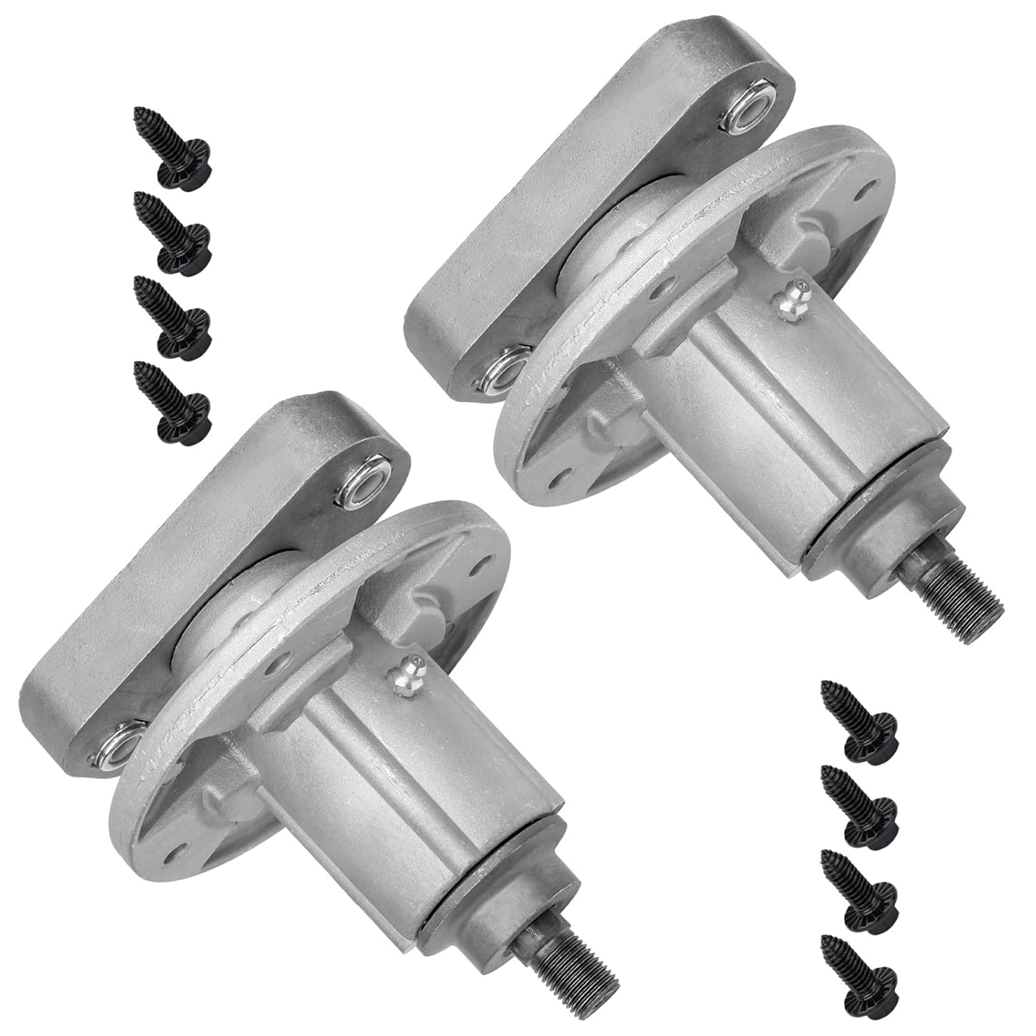 Caltric 2 Set Spindle Assemblies Compatible with John Deere L100 L105 L107 L108 L110 L111 L120 L130