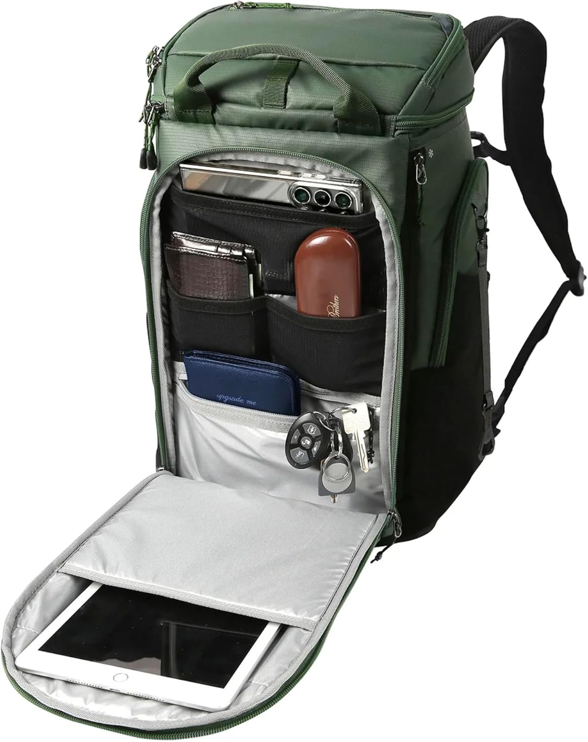26 CANS T.I.T.A.N. by Arctic-Zone Super Foam and Leak Proof Backpack Cooler - Army Green