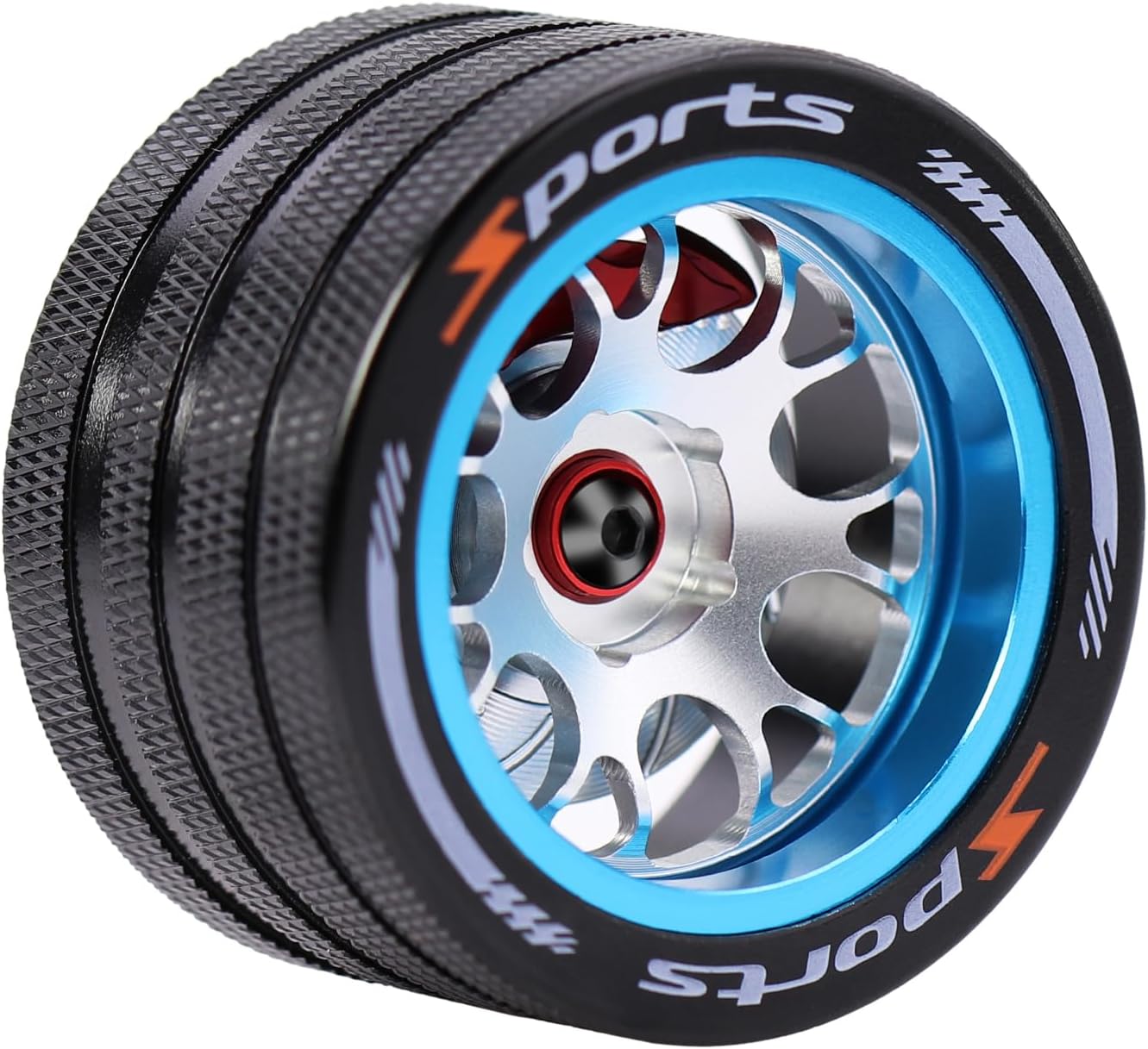Transmitter Handwheel Steering Wheel for RC Car Sanwa Mt4/mt5/m12 Futaba 4px/7px/10px Flysky Nb4 Ko Ex Next Wfly X9 (Blue C)