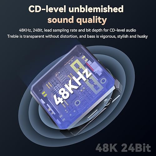 Miniatura 8 de 7artisans Micrófono Lavalier inalámbrico con transmisión inalámbrica de larga distancia de 328.1 ft, batería de 20 horas de duración y reducción de