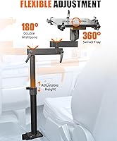 Vista 3 de MELIPRON Soporte Portátil para Laptop en Furgoneta Compatible con Ford Transit 2014-2023 150 250 350 Soporte para Laptop de Carga