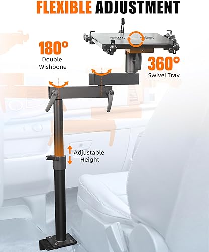 Miniatura 3 de MELIPRON Soporte para laptop para Ford Transit 2014-2023 150 250 350 Cargo Van Soporte para laptop