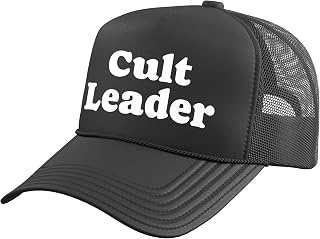 Cult Leader Funny Trucker Hat with Adjustable Mesh Back