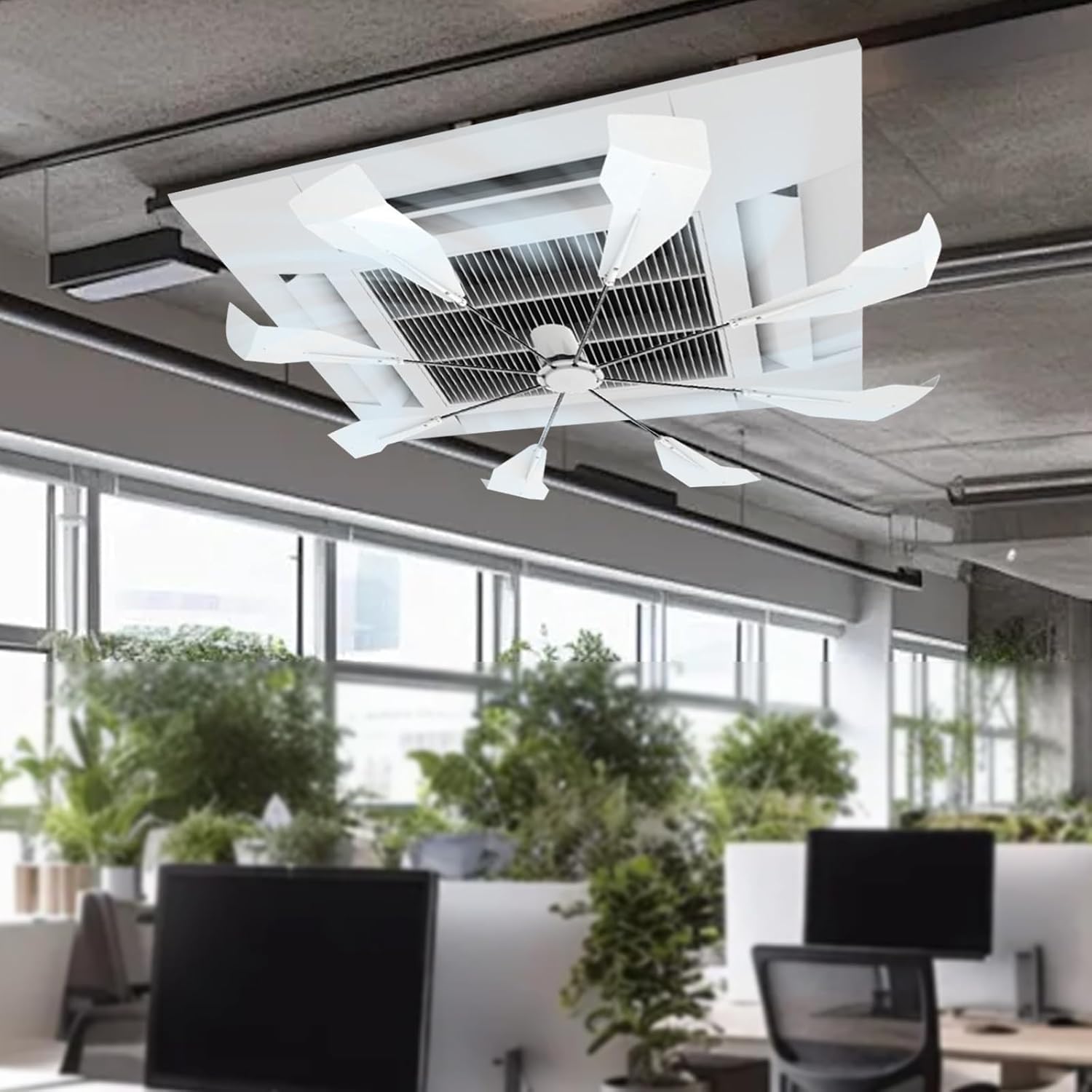 セントラル空調ガイドファン 120cm ベージュ Amazon.co.jp: セントラルエアコン用天井通気口デフレクター 空調機