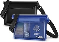 Vista 1 de HEETA Paquete de 2 bolsas impermeables, sensibles a la pantalla táctil, bolsa seca impermeable con correa ajustable para la cintura, mantiene tu