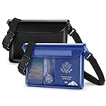 HEETA Waterproof Fanny Pack, Waterproof Pouch Dry Bag 2/3/4 Pack for Phone Passport Purse, Adjustable Waist Strap for Swimming Kayaking Boating Paddle Board Accessories Cruise Beach Camping Essentials