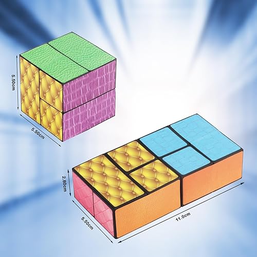 Miniatura 6 de Bloques para la ansiedad: cubos infinitos, cubo mágico, cosas geniales, artículos únicos, regalos de cumpleaños, niños, niñas, adultos, ansiedad,