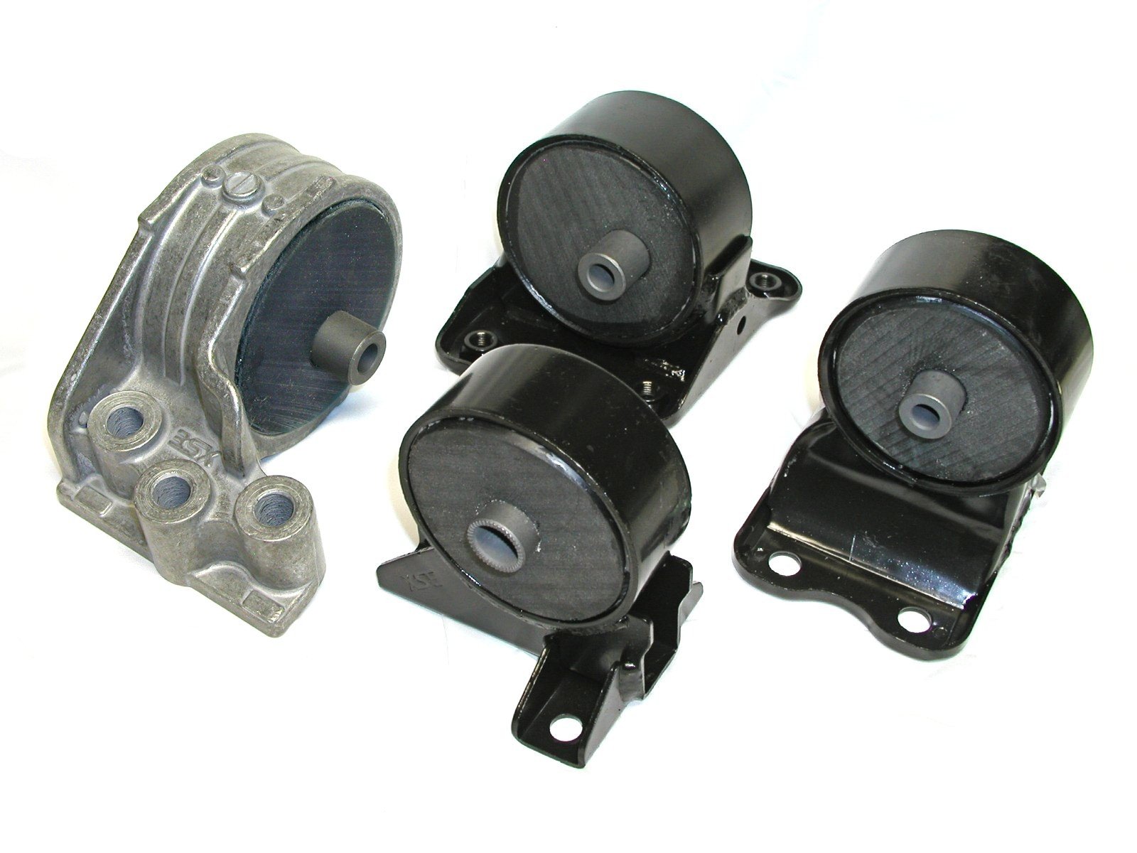 3SX Engine Motor Mounts Solid Polyurethane Core 3000GT - SET OF 4 with BLUE Upper Poly