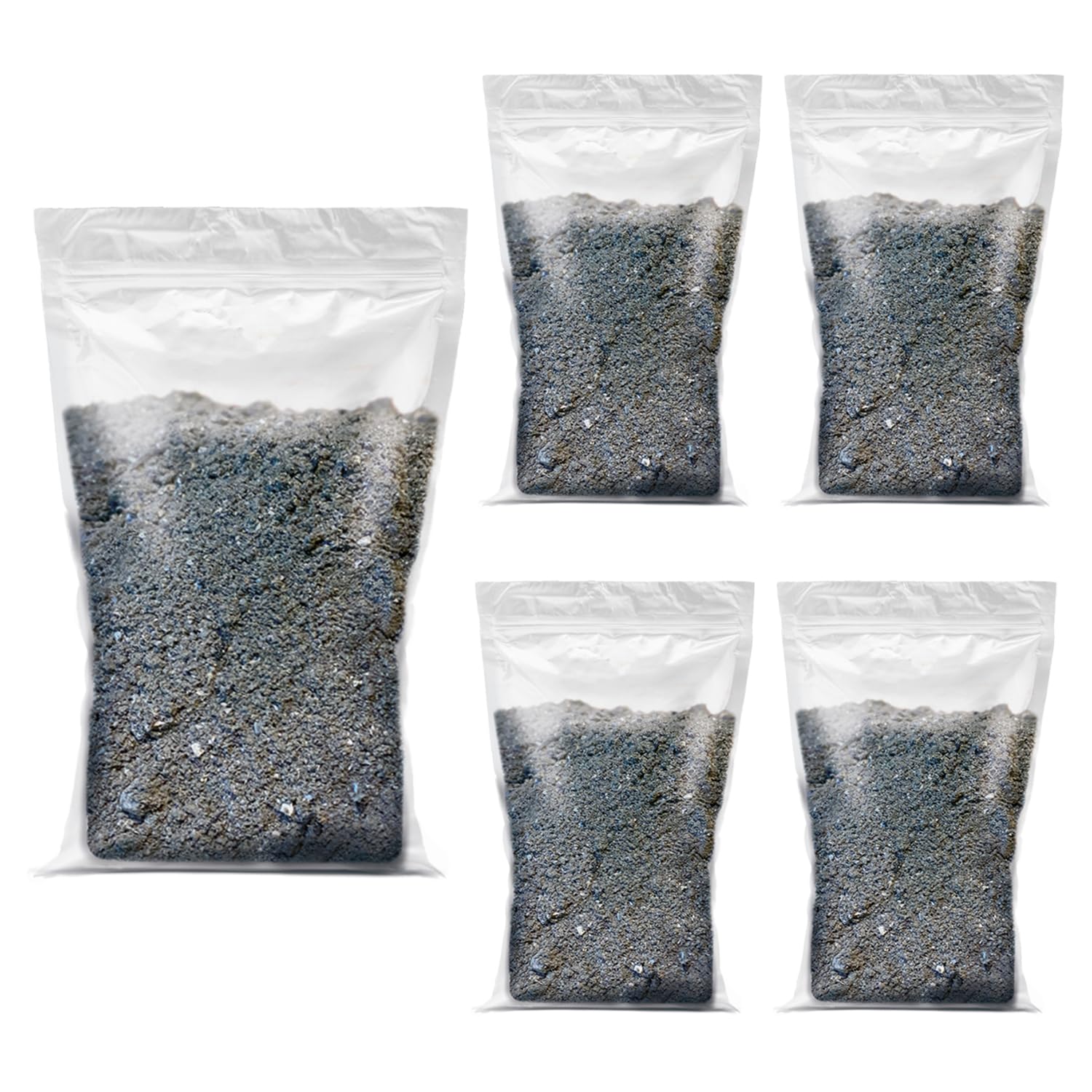 5 x 3L Bags Organic Wood Ash Fine Powder Garden Flower Fruit Vegetable Plant Fertiliser - Double Screened - Chicken Dusting Farming Pottery Glazing Insect Pest Repellent & Improve Mud Borders — image 1