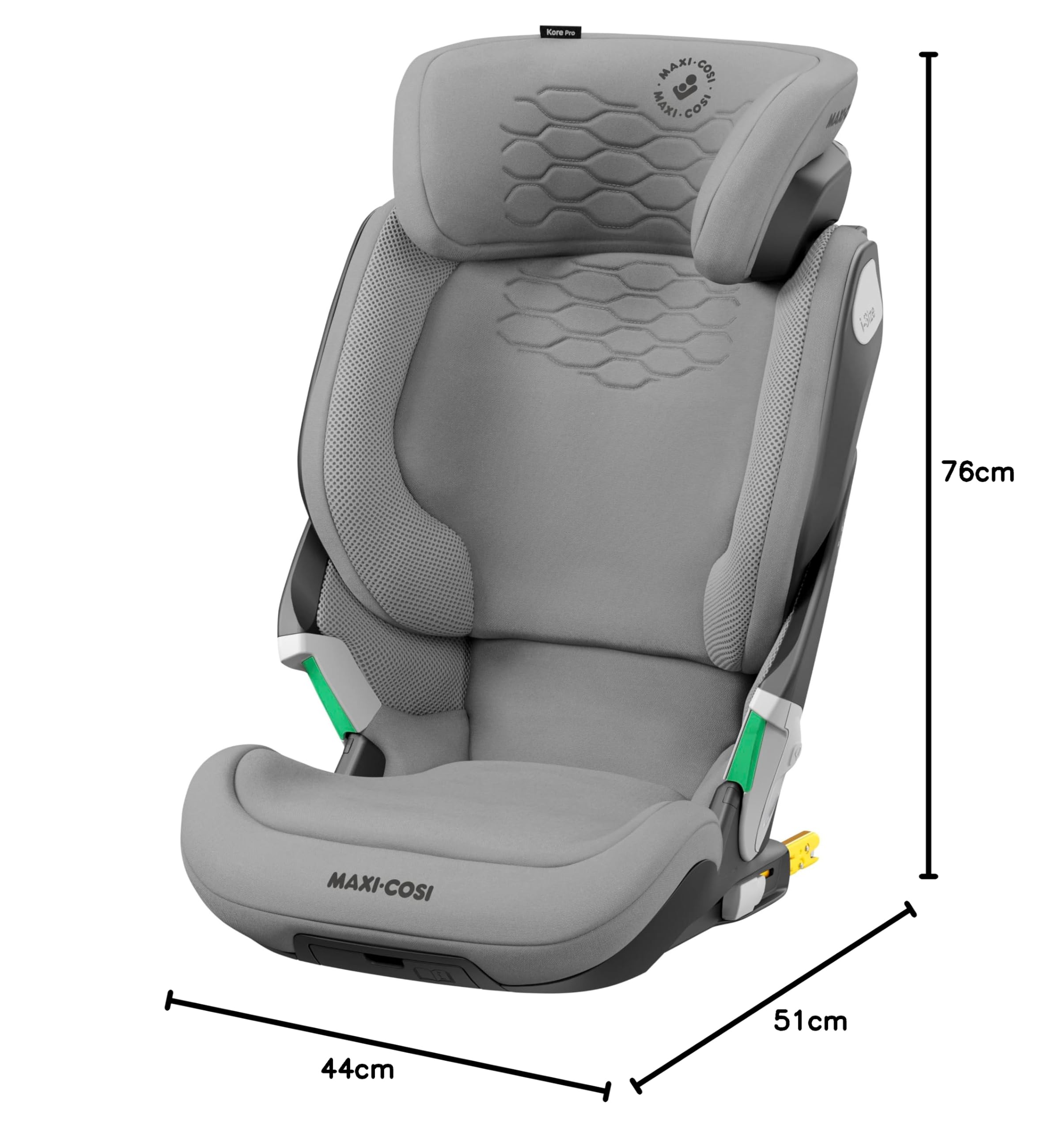 Maxi-Cosi - Silla De Auto Maxi-Cosi Kore Pro I-Size (100-150 Cm.) Authentic Grey Gris