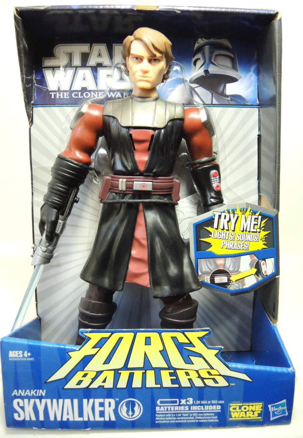 Amazon.com: Star Wars Force Battlers - Anakin Skywalker : Toys & Games