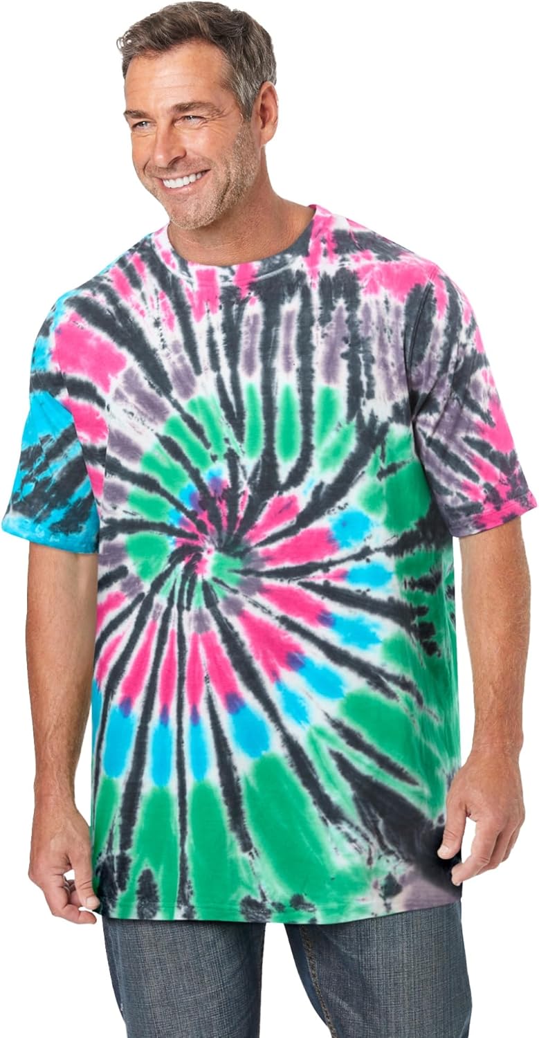 mens tie dye shirts big and tall