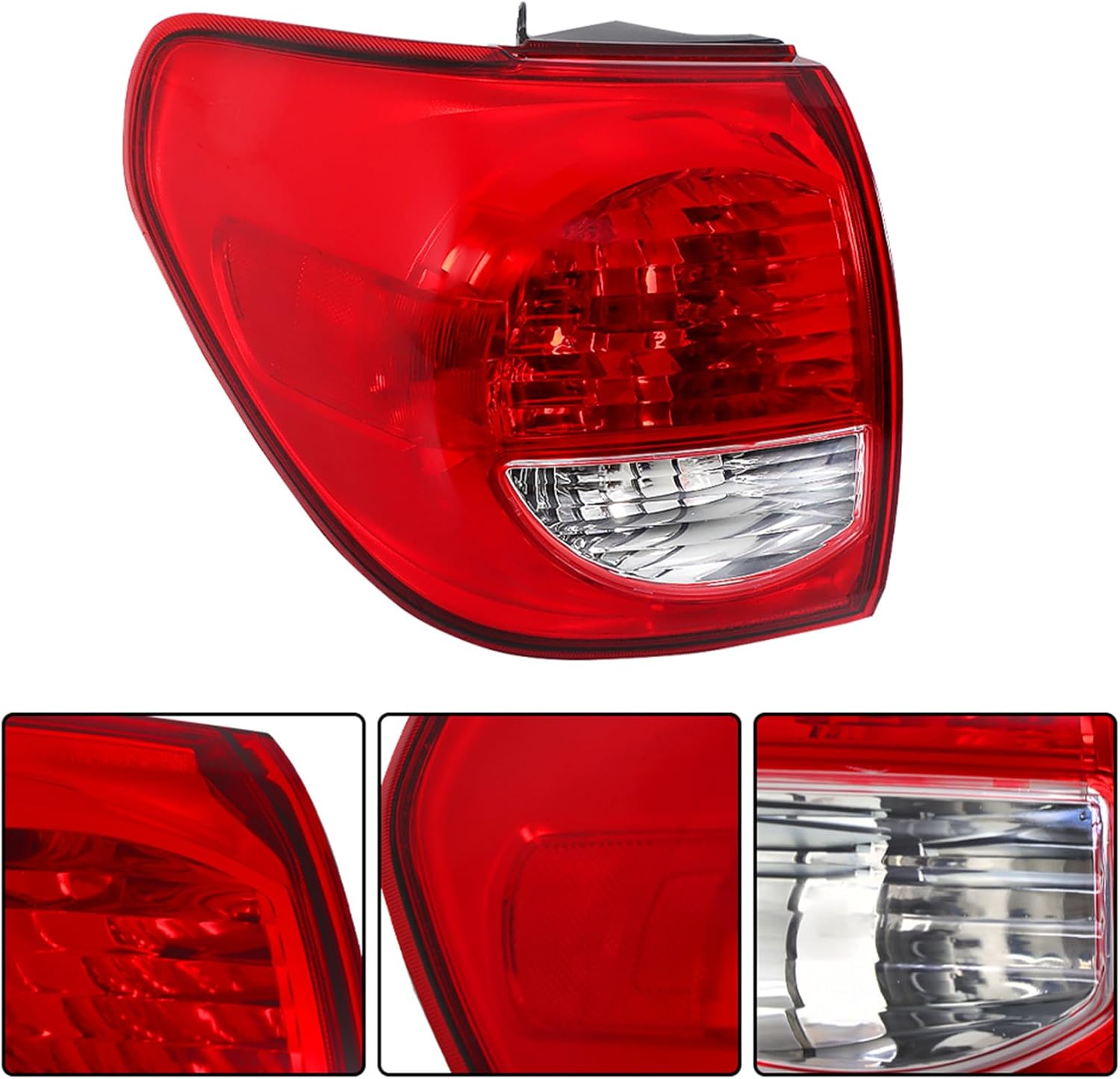 labwork Left Outer Rear Tail Light Replacement for Toyota Sequoia 2008-2017 Rear Tail Lamp Assembly LH 815600C080