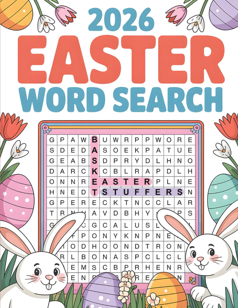 2026 Easter Word Search: Relaxing Spring Word Find Puzzles | Perfect Easter Basket Stuffer Gift for Women and Men