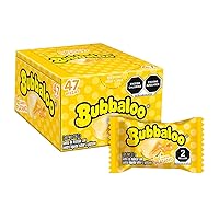 Vista 1 de Bubbaloo Adams- goma de mascar 47 pz- sabores varios (Platano, 47pz)