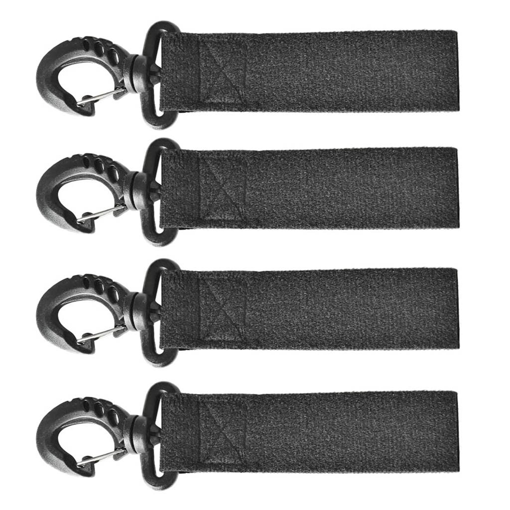 5 Set 4 Stück Nylon Kajak Paddel Clips Paddelhalter ohne Bohren