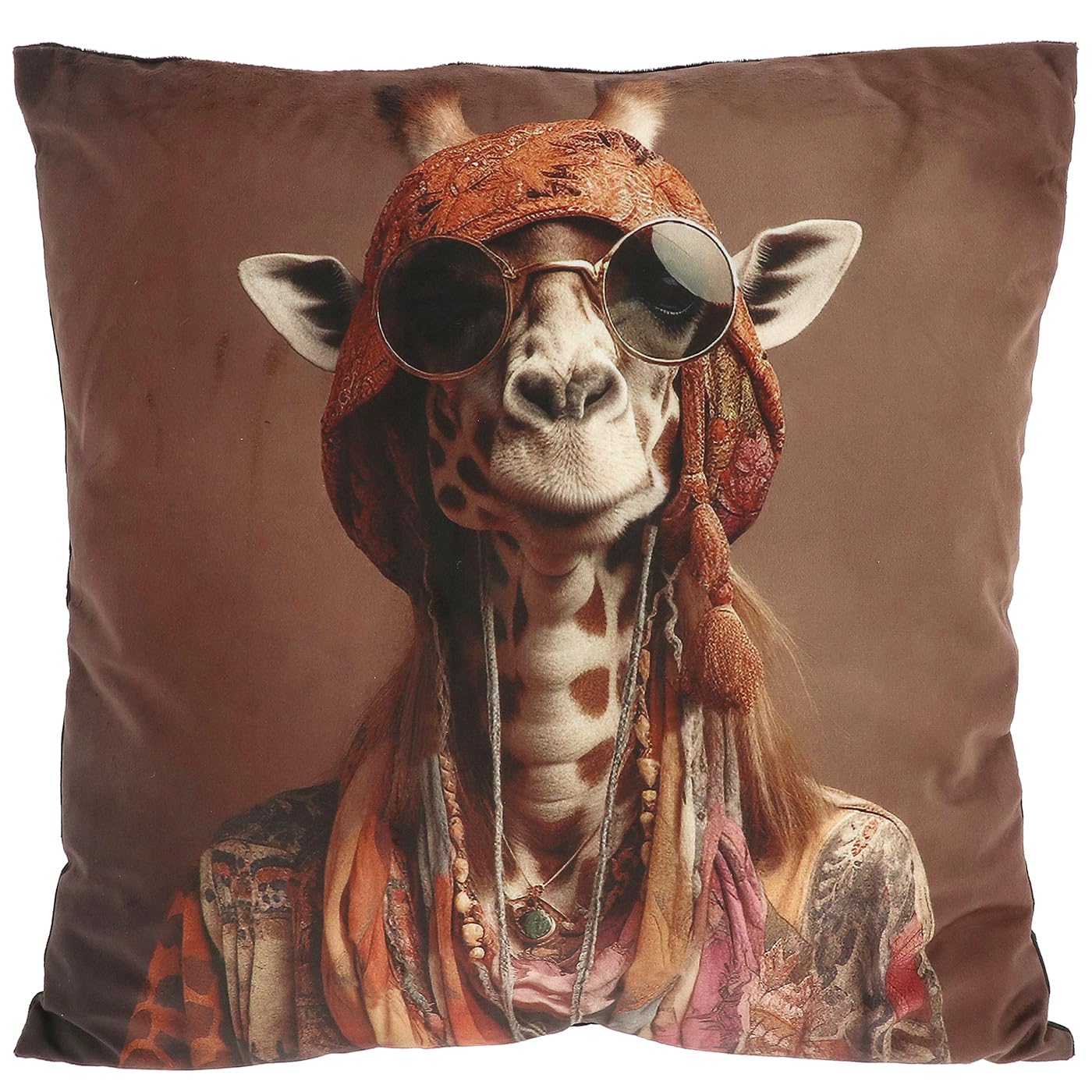 Shudehill Giftware Giraffe Top Dog Cushions Lion And Covers - Quality And Washable (Giraffe)
