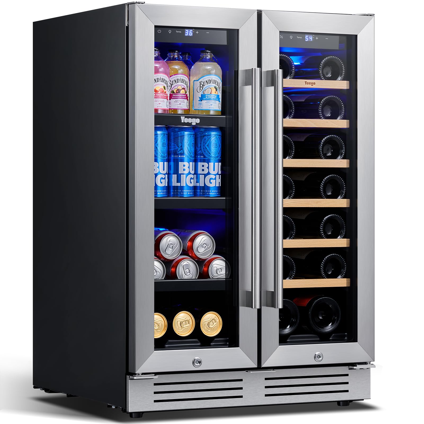 Yeego Wine and Beverage Refrigerator 24