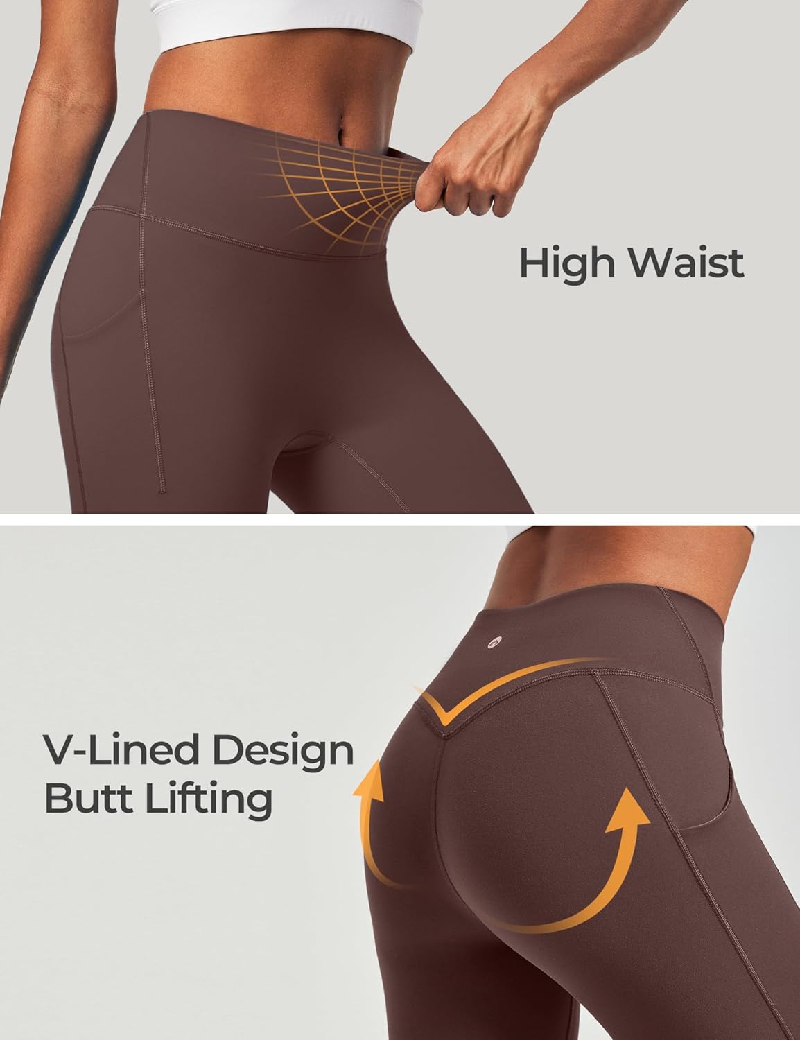 Heathyoga Buttery Soft Capri Leggings with Pockets for Women Tummy Control Capri Pants High Waisted Yoga Pants Women - Image 5