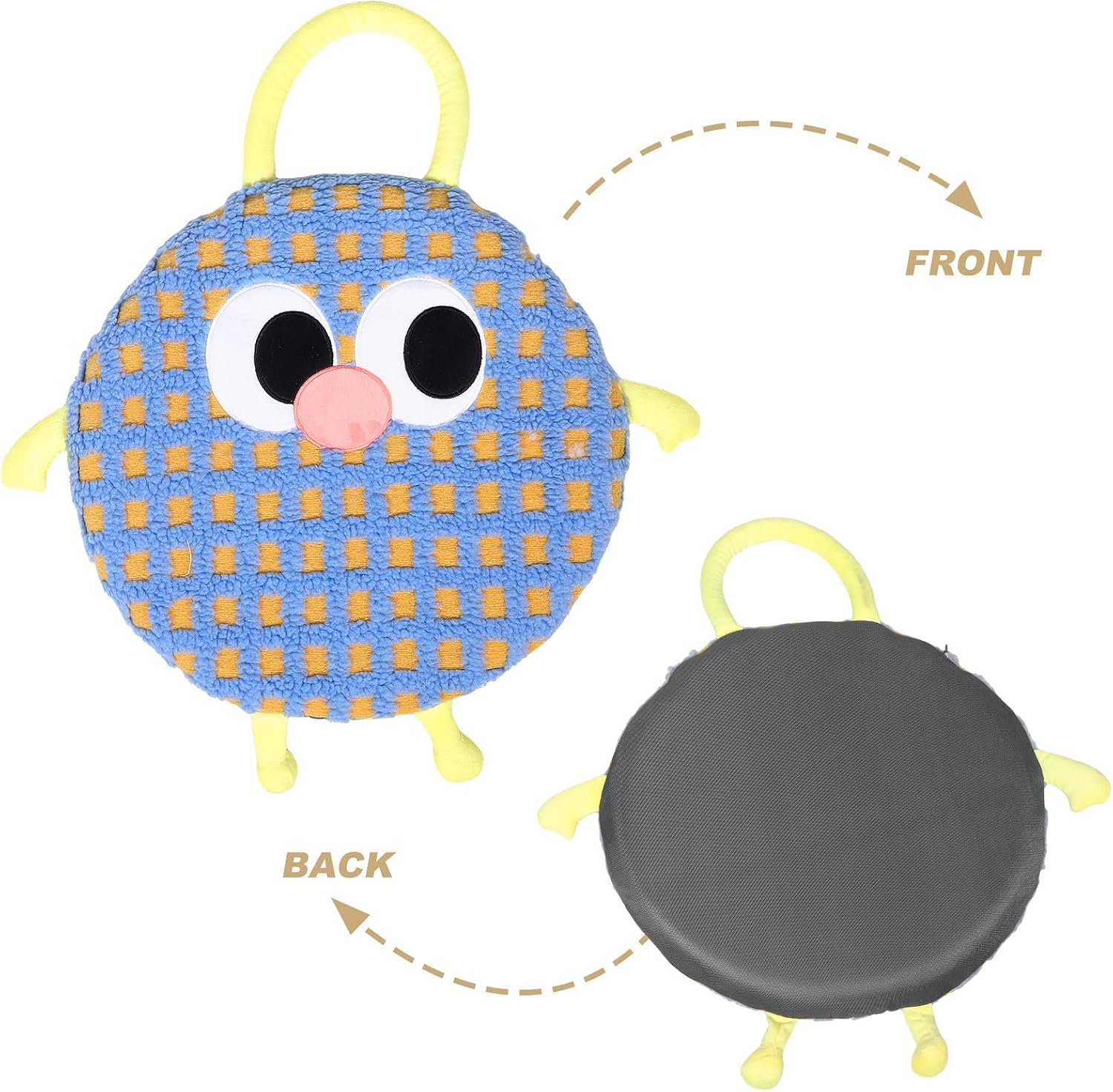 OSALADI Memory Foam Chair Pad for Benches, Cute Plush Seat Cushion