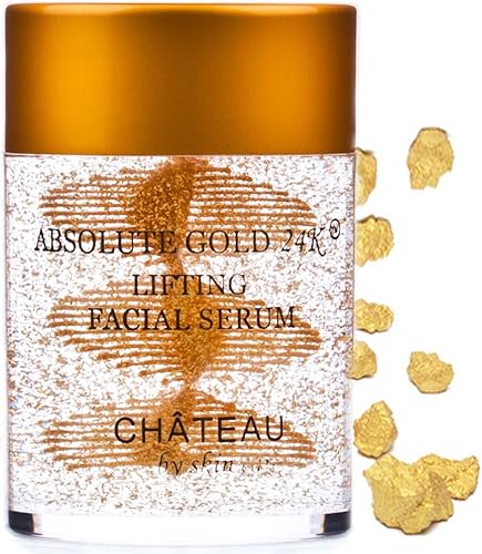 Miniatura 4 de Absolute Gold - Tónico facial de pétalos de rosa de 24 quilates, suero facial de elevación (paquete de 2). Oro de 24 quilates, colágeno, ácido