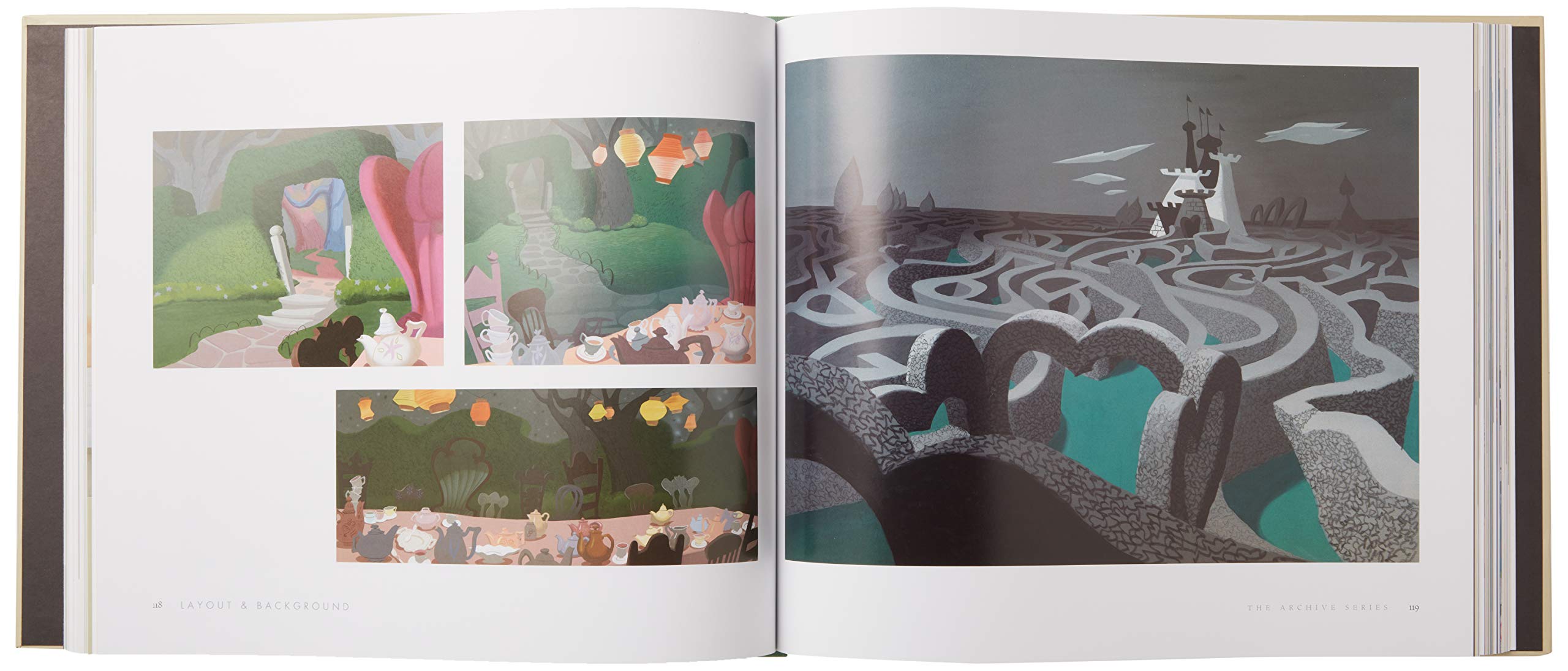 WALT DISNEY ANIMATION STUDIOS ARCHIVES BK 04 LAYOUT: Layout & Background