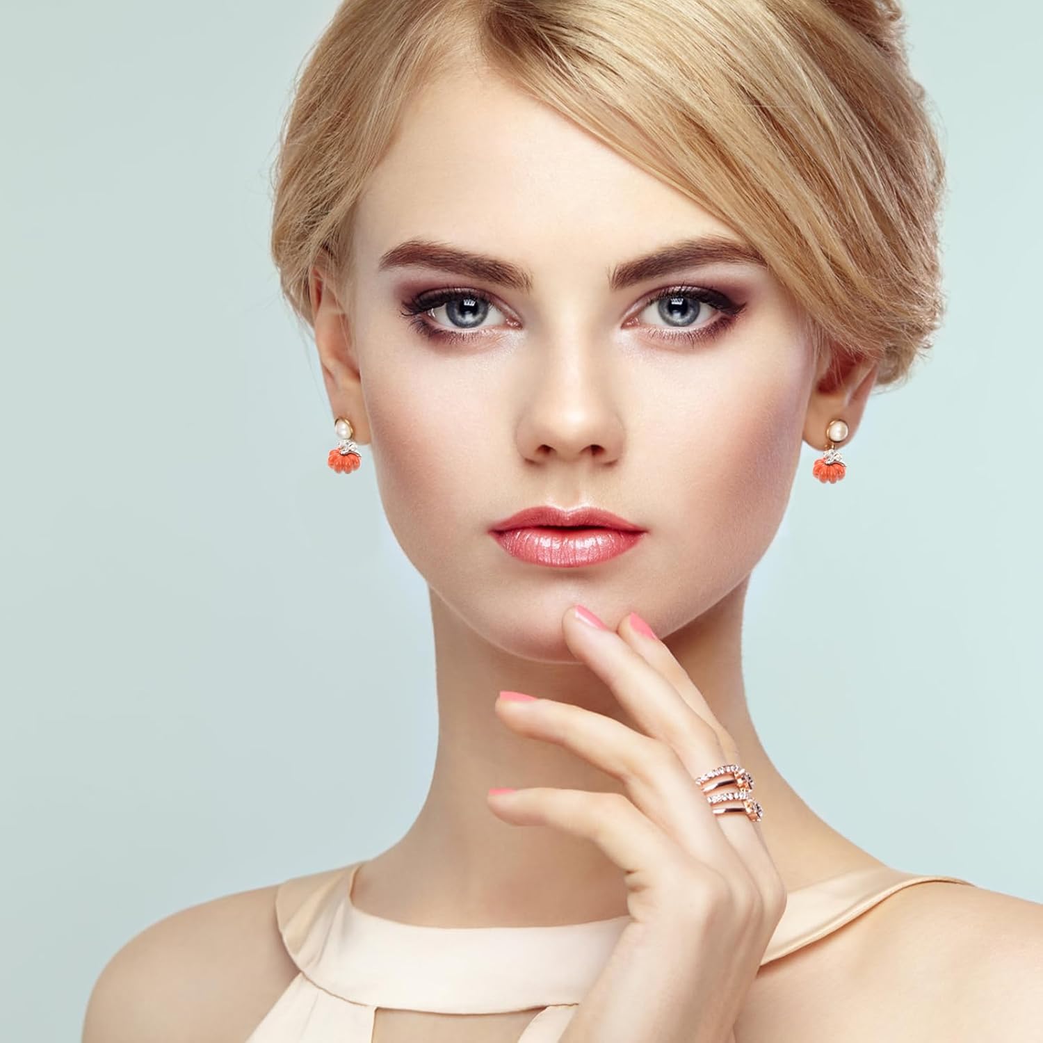 Healifty 3D Pumpkin Pendant Charms 0.39 Inch Fall Jewelry Accessories for Diy Bracelets Necklaces Halloween Crafts Decorations - Image 5