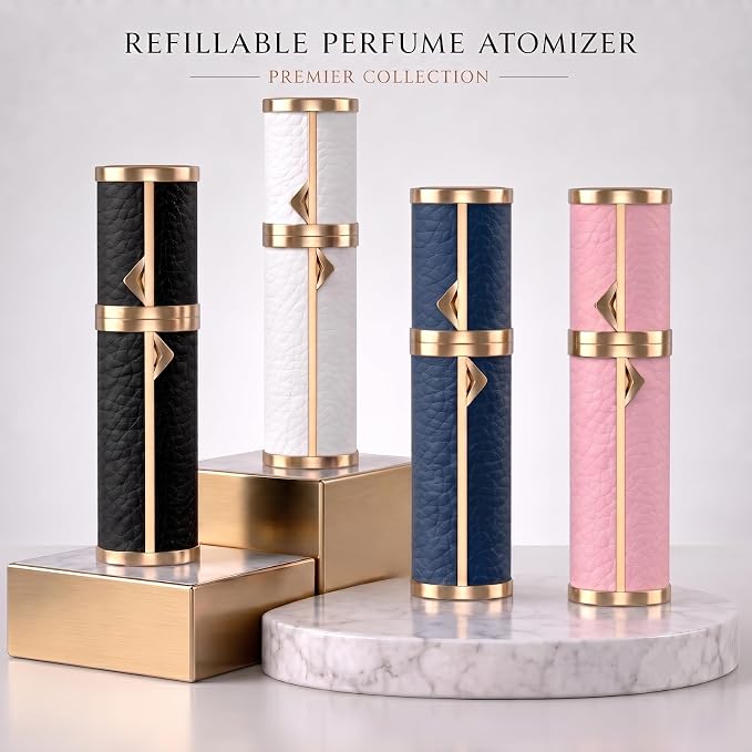 Botellas atomizadoras perfume 2 unidades 5 ml cuero miniatura 5