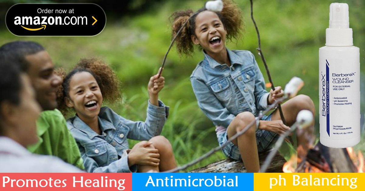 Buy BerbereX Antimicrobial Wound Cleanser for Cuts, Scrapes, Burns