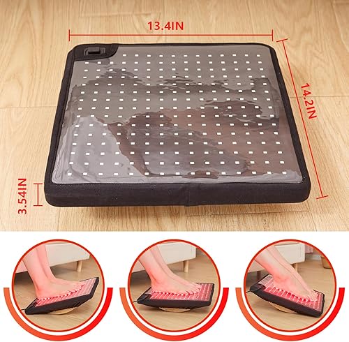 Miniatura 4 de JOBYNA Red & I.nfrared L.Ight T.herapy para pie, 440 unidades 850 nm cerca de I.nfrared y 220 piezas 660nm rojo L.Ight T.herapy dispositivo de pie