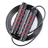 Redify Jump Rope,Jump Ropes for Fitness for Women Men and Kids,Speed Jumping Rope for Workout with Ball Bearings,Adjustable Skipping Rope for Exercise&Slim Body at Home School Gym