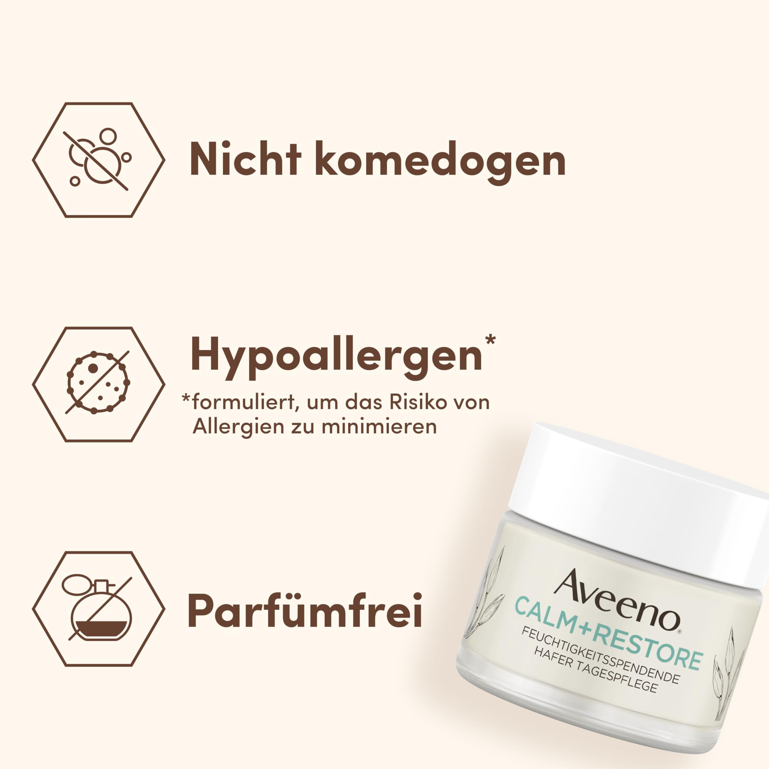 Aveeno Calm+Restore Hautpflege-Set für Empfindliche Haut | Beruhigende Tagespflege, Serum, Nachtcreme und Gesichtsreiniger mit Hafer und Mutterkraut für gestärkte Feuchtigkeitsbarriere