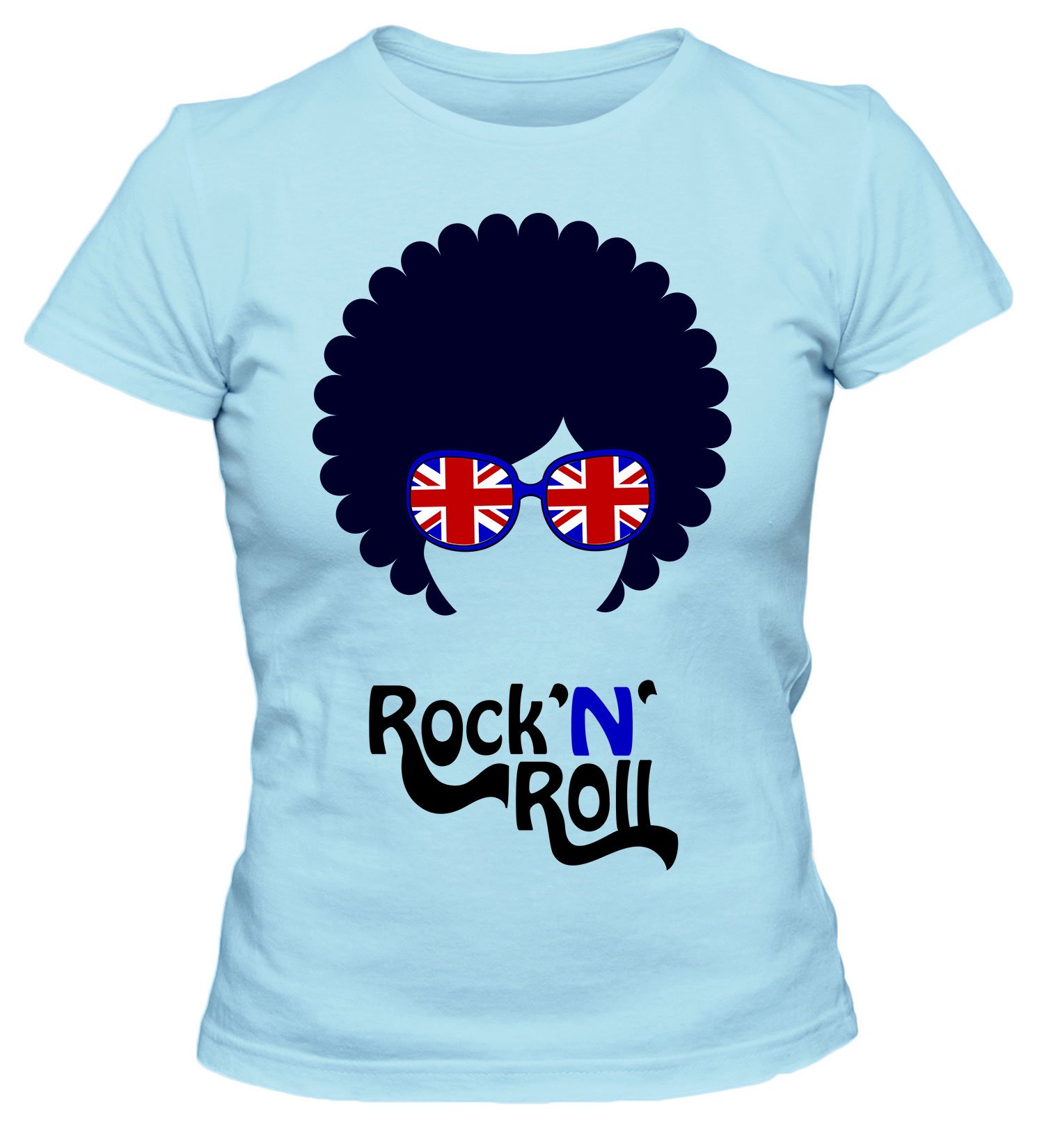Raxxpurl Rock'n'Roll Head Fun Ladies T-Shirt