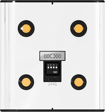 Boxy Fancy Brick シングル 自動巻き時計 ワインダー - ホワイト アダプター付き, ホワイト, モダン