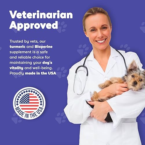 Miniatura 4 de Jack & Milo Cúrcuma para perros, suplemento antiinflamatorio, de cadera y articulaciones, alivio del dolor de artritis del perro, apoyo para la