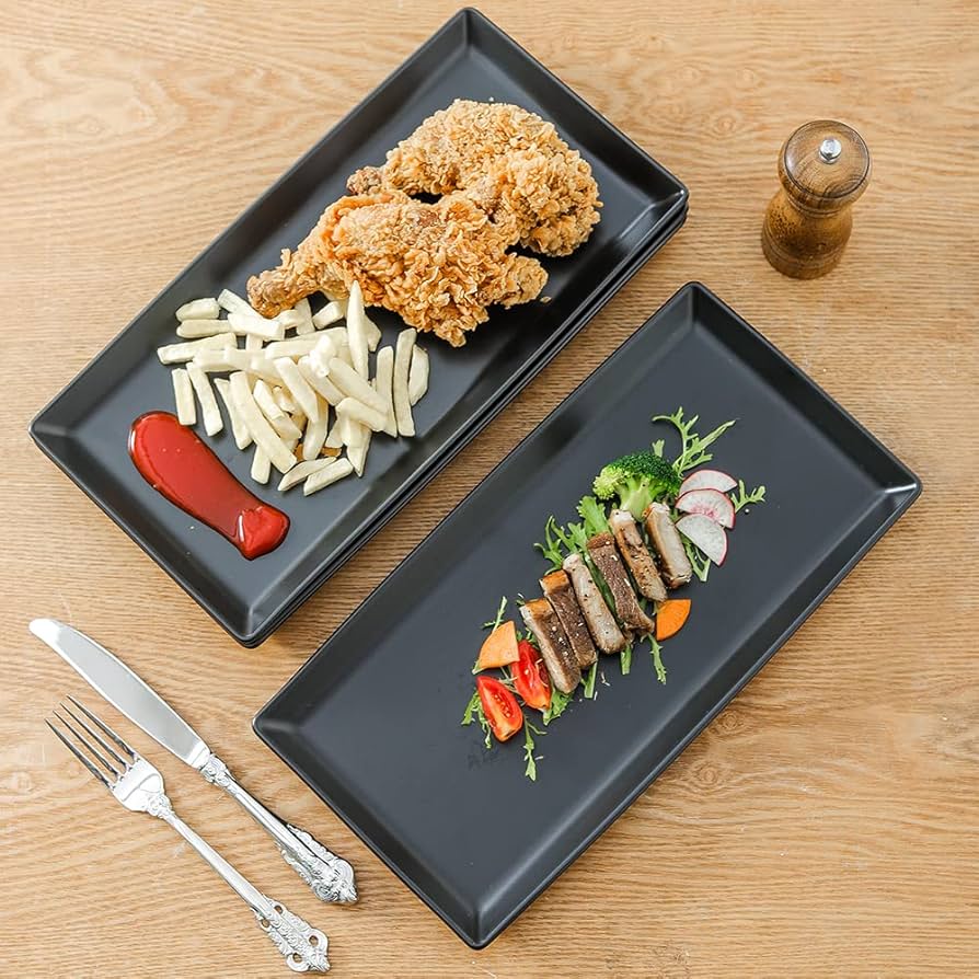 KOOV Ceramic Serving Tray, 14 Inches Large Serving Platter