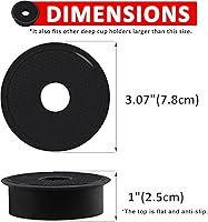 Vista 4 de Auovo Cup Holder Spacer Replacement Fit for Subaru Outback Legacy Accessories 2020-2025 Silicone Cup Riser Cup Holder Insert Spacers for Telluride