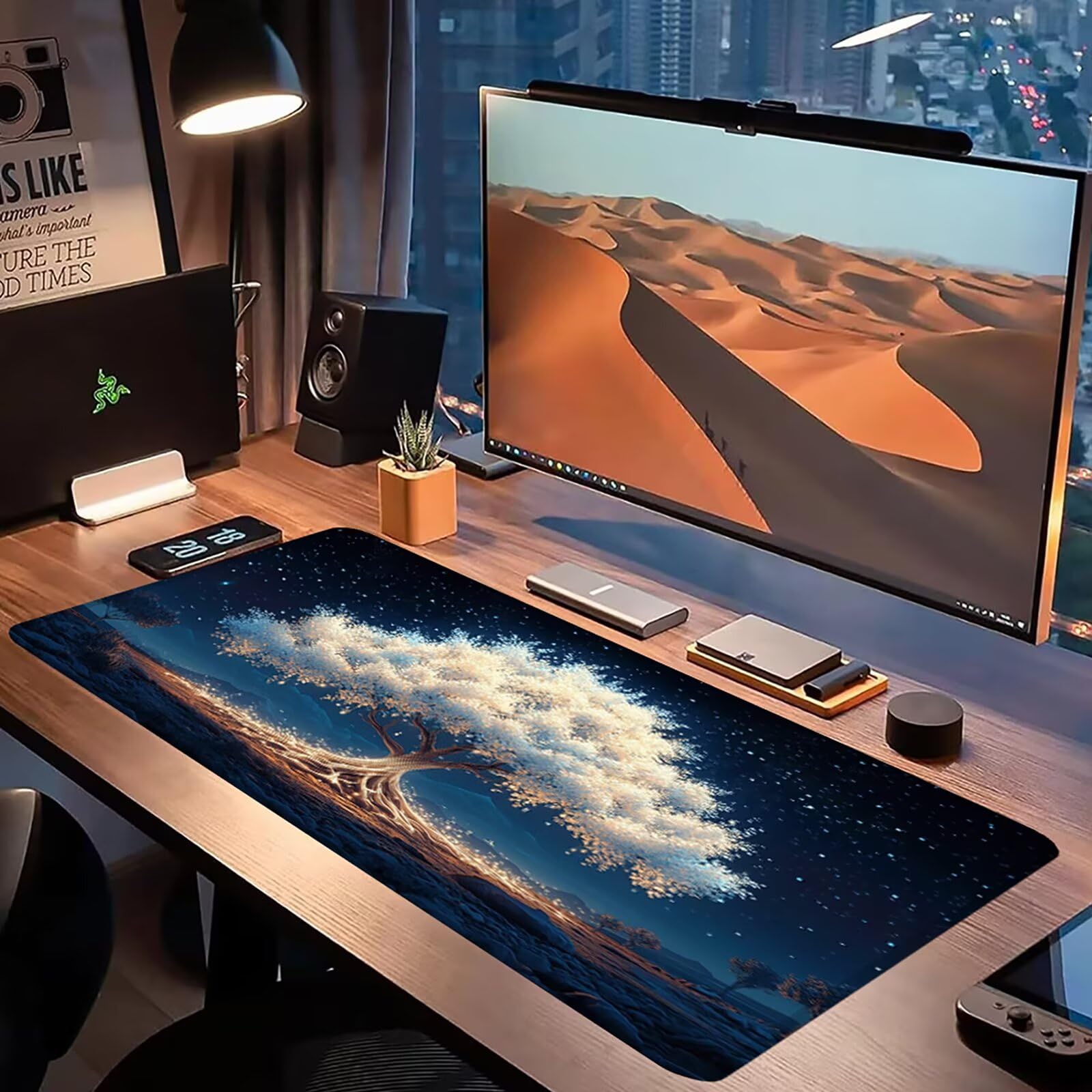 Podkładka pod mysz, podkładka pod mysz XXL 1200 x 600 podkładka pod mysz dla graczy, wodoodporna gumowa podstawa, duża podkładka pod mysz do gier na biurko wodoodporna antypoślizgowa podkładka pod