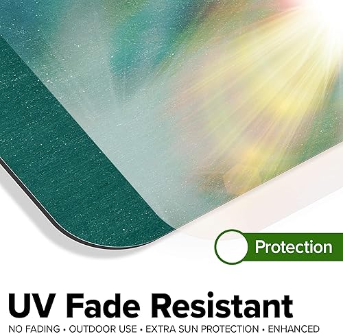 Miniatura 809 de My Sign Center - Letrero personalizado, 11 colores de fuente, 13 estilos de fuente, 4 opciones de agujero, 22 tamaños, 8 x 32 pulgadas, sin óxido,